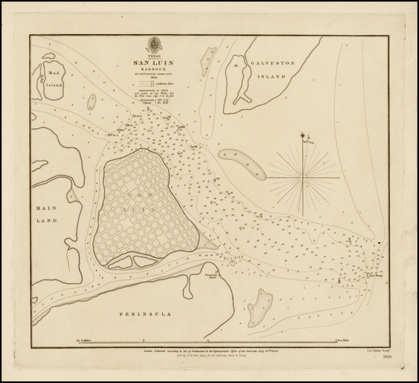 68-Texas Map By British Admiralty