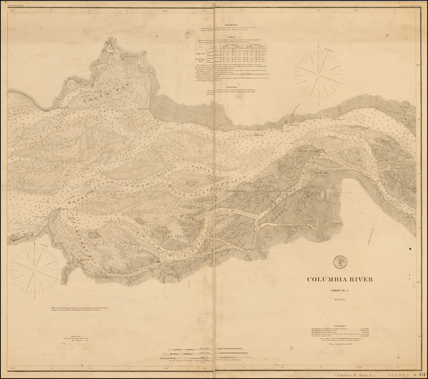 50-Oregon Map By United States Coast Survey