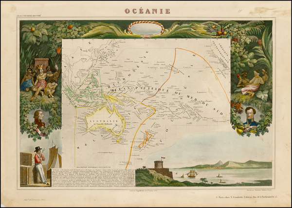 9-Oceania Map By Victor Levasseur