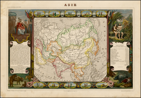 73-Asia Map By Victor Levasseur