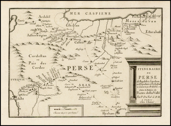 25-Central Asia & Caucasus and Middle East Map By Pierre Du Val