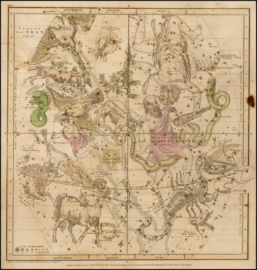 33-Celestial Maps Map By Elijah J. Burritt