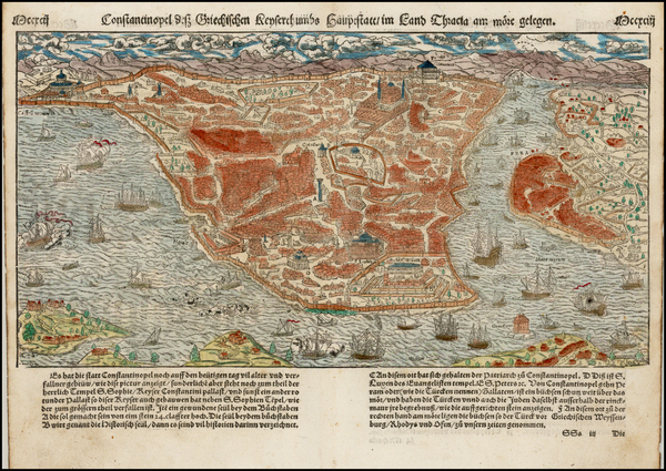 39-Turkey and Turkey & Asia Minor Map By Sebastian Munster