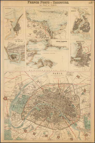 91-France Map By Archibald Fullarton