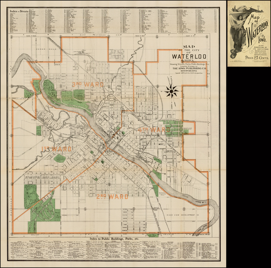 25-Plains Map By Iowa Publishing Company