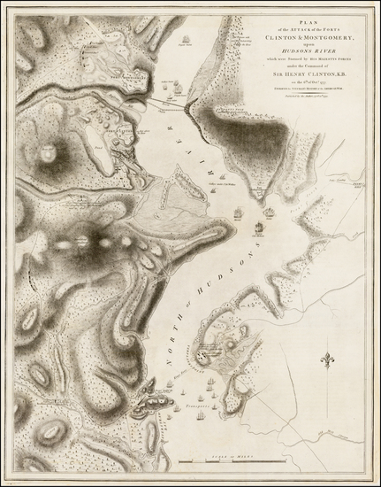 73-New York State Map By Charles Stedman / William Faden