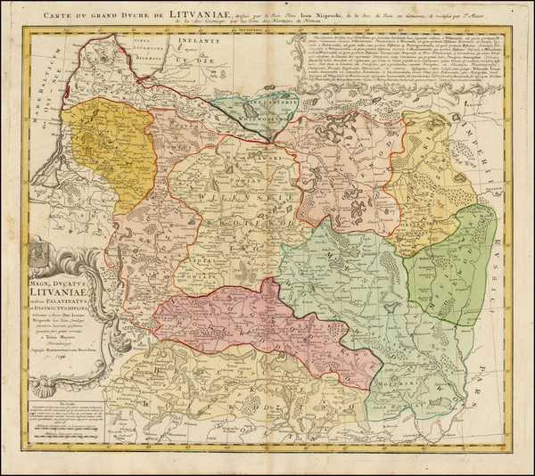 82-Poland and Baltic Countries Map By Homann Heirs