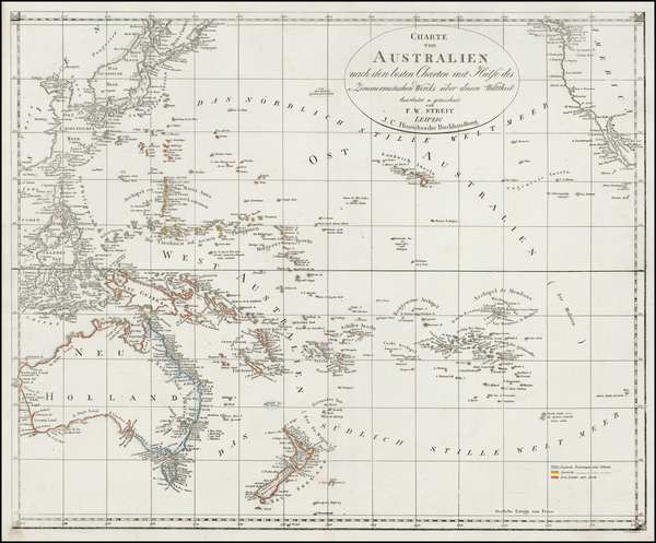 16-Australia and Oceania Map By F.W. Streit