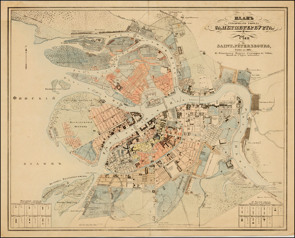 87-Russia Map By Magasin d'estampes Velten