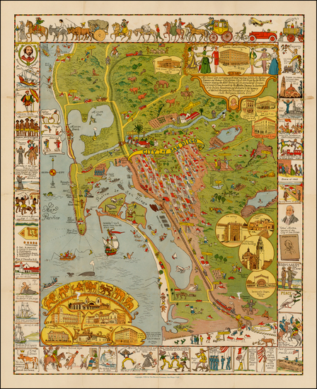 66-California Map By Jo Mora