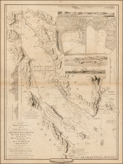 46-Middle East and Egypt Map By William Faden