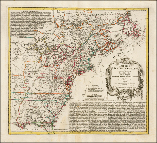 68-United States, Mid-Atlantic and Canada Map By Homann Heirs