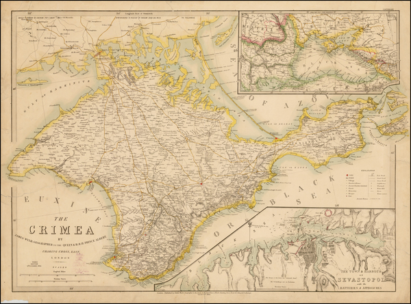 13-Russia and Ukraine Map By James Wyld