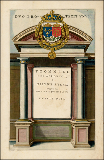 32-Title Pages Map By Willem Janszoon Blaeu