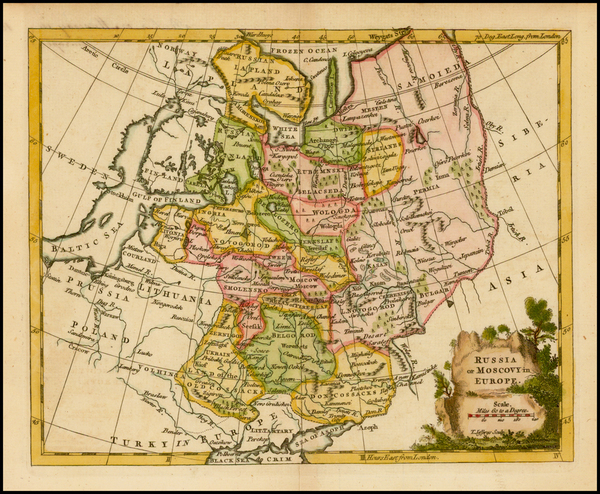 99-Russia and Ukraine Map By Thomas Jefferys