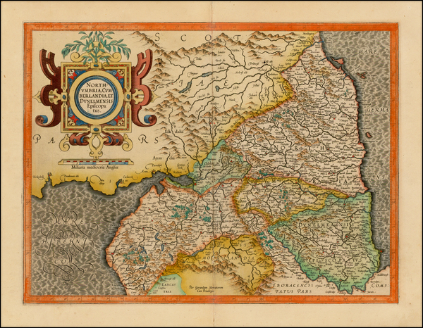 2-British Isles and Scotland Map By  Gerard Mercator