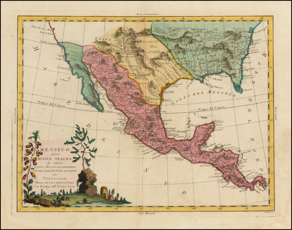 28-Texas, Plains, Southwest and Mexico Map By Antonio Zatta