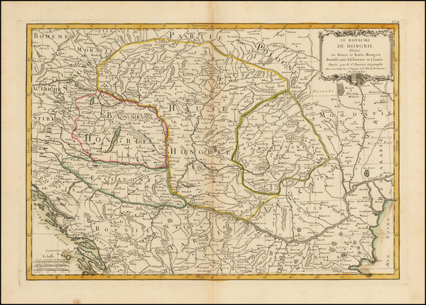 96-Hungary, Romania and Balkans Map By Jean Janvier / Jean Lattré