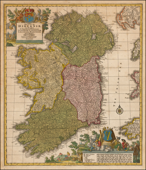 87-Ireland Map By Tobias Conrad Lotter