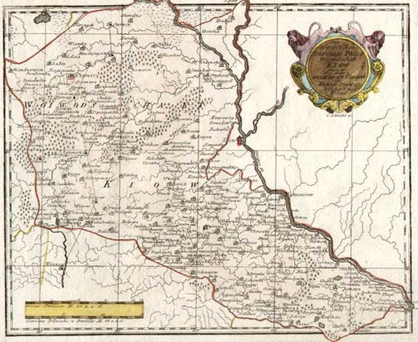 83-Europe, Poland and Russia Map By Franz Johann Joseph von Reilly