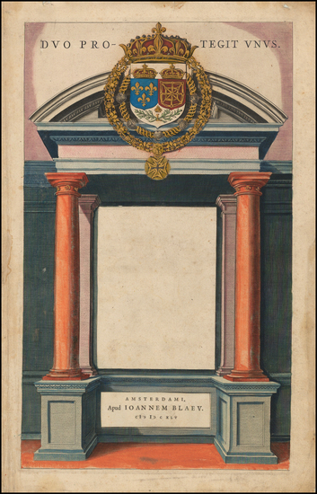 28-Title Pages Map By Willem Janszoon Blaeu