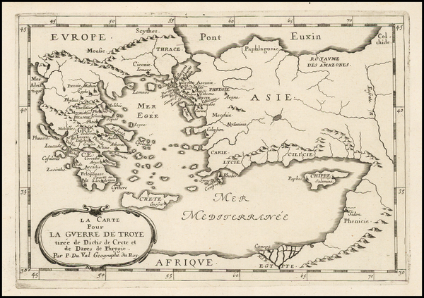 20-Turkey, Mediterranean, Turkey & Asia Minor and Greece Map By Pierre Du Val