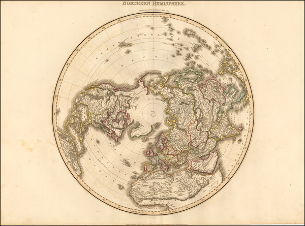 99-Northern Hemisphere and Polar Maps Map By John Pinkerton