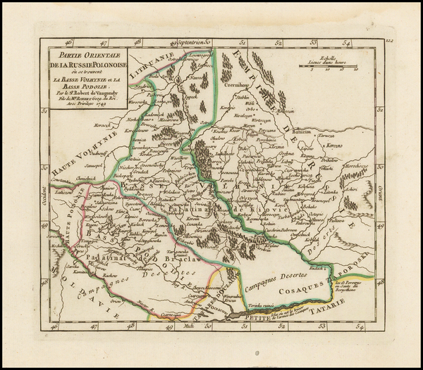 47-Poland and Ukraine Map By Didier Robert de Vaugondy