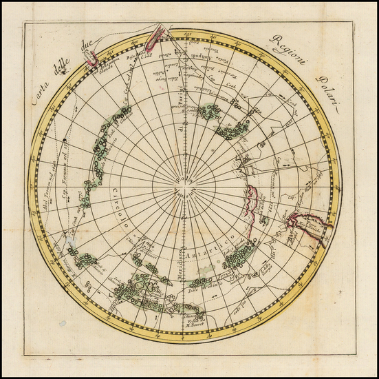 84-Polar Maps Map By Antonio Zatta