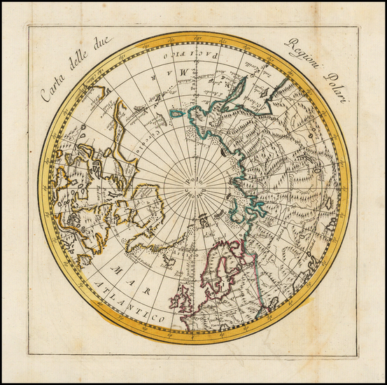 29-Polar Maps Map By Antonio Zatta