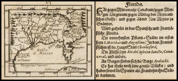 21-Mid-Atlantic, Florida, South, Southeast, Texas, Southwest and Rocky Mountains Map By Johann Ulr