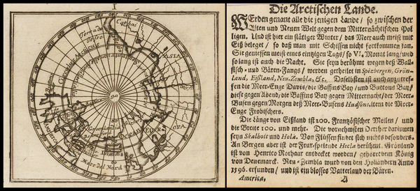 30-Northern Hemisphere and Polar Maps Map By Johann Ulrich Muller