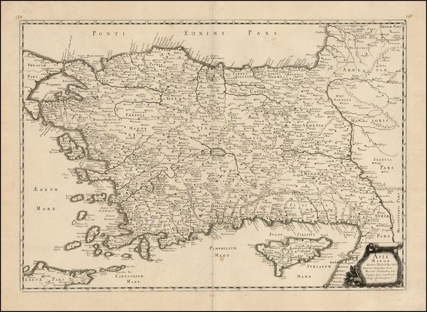 9-Turkey, Cyprus and Turkey & Asia Minor Map By Philippe de la Rue