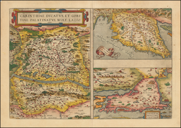 24-Hungary, Balkans and Italy Map By Abraham Ortelius