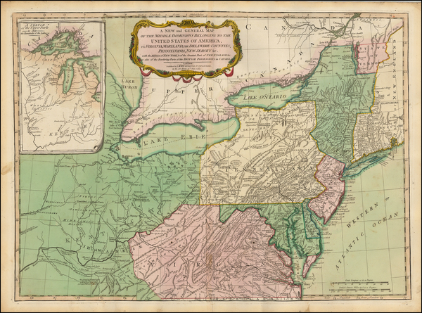 63-Mid-Atlantic and Midwest Map By James Whittle  &  Robert Laurie