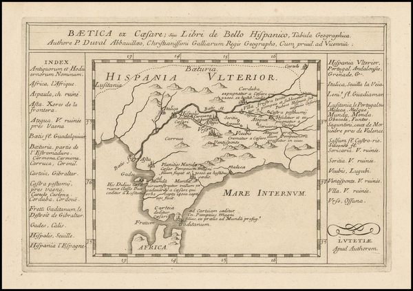 47-Spain Map By Pierre Du Val