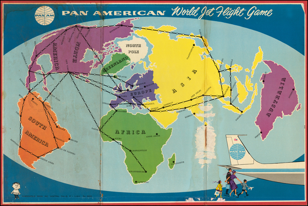 60-World and World Map By Hassenfeld Bros.