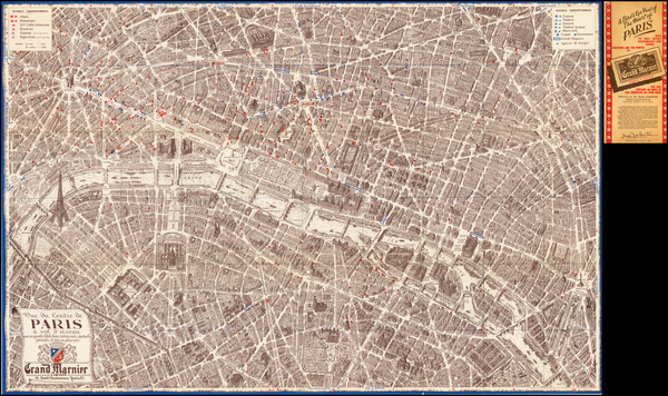 96-France Map By Georges Peltier