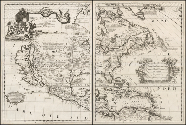 22-United States, Texas, Midwest, Southwest, North America and California Map By Vincenzo Maria Co