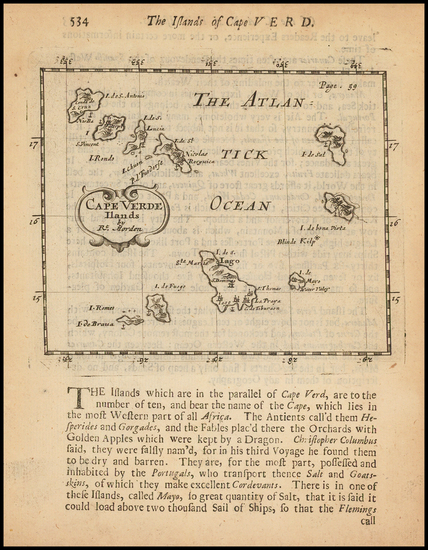 79-African Islands, including Madagascar Map By Robert Morden