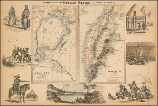 81-Russia in Asia Map By Archibald Fullarton & Co.