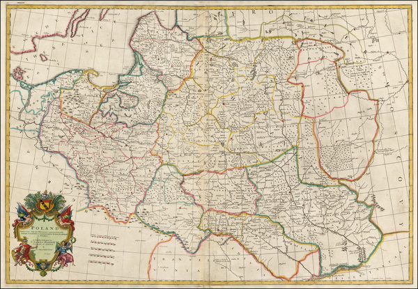 60-Poland, Russia and Baltic Countries Map By John Senex