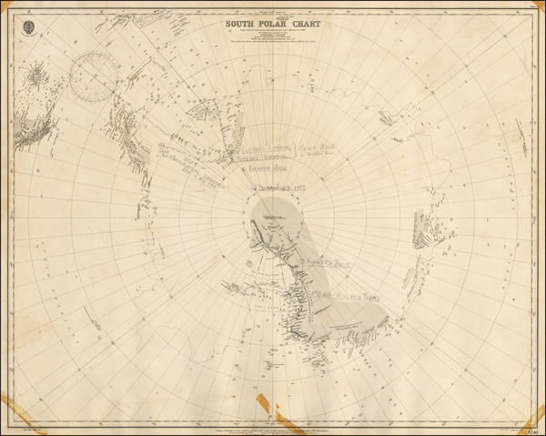 56-Polar Maps Map By British Admiralty