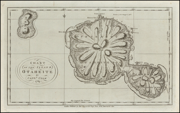 15-Australia & Oceania, Oceania and Other Pacific Islands Map By James Cook