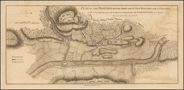 92-New York State and American Revolution Map By Charles Stedman / William Faden