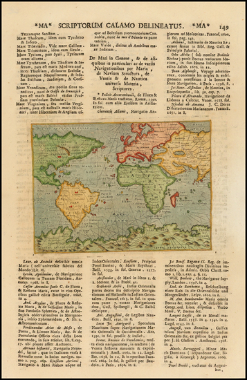 30-World Map By Tomasso Porcacchi