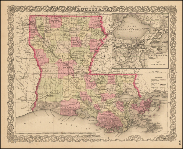 26-South Map By G.W.  & C.B. Colton