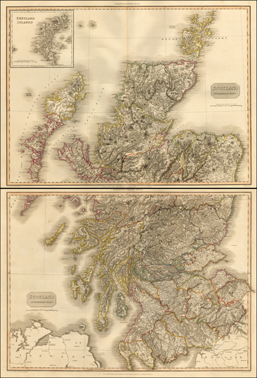 30-Scotland Map By John Pinkerton