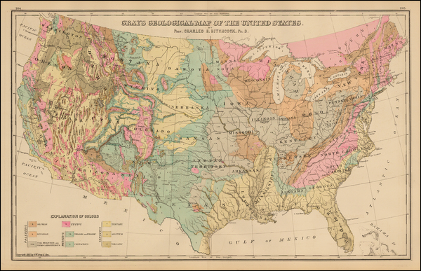 7-United States Map By O.W. Gray & Son