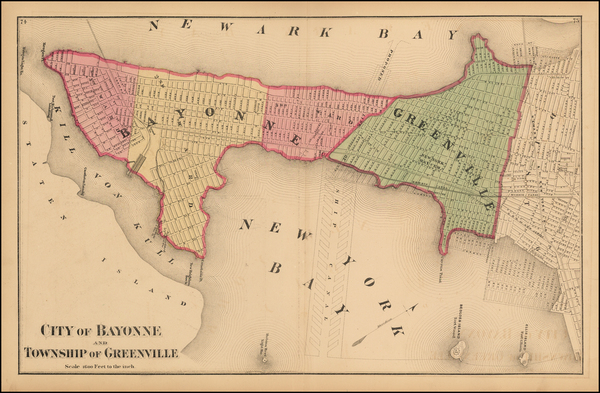 88-Mid-Atlantic Map By Comstock & Cline Beers